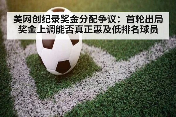 美网创纪录奖金分配争议：首轮出局奖金上调能否真正惠及低排名球员